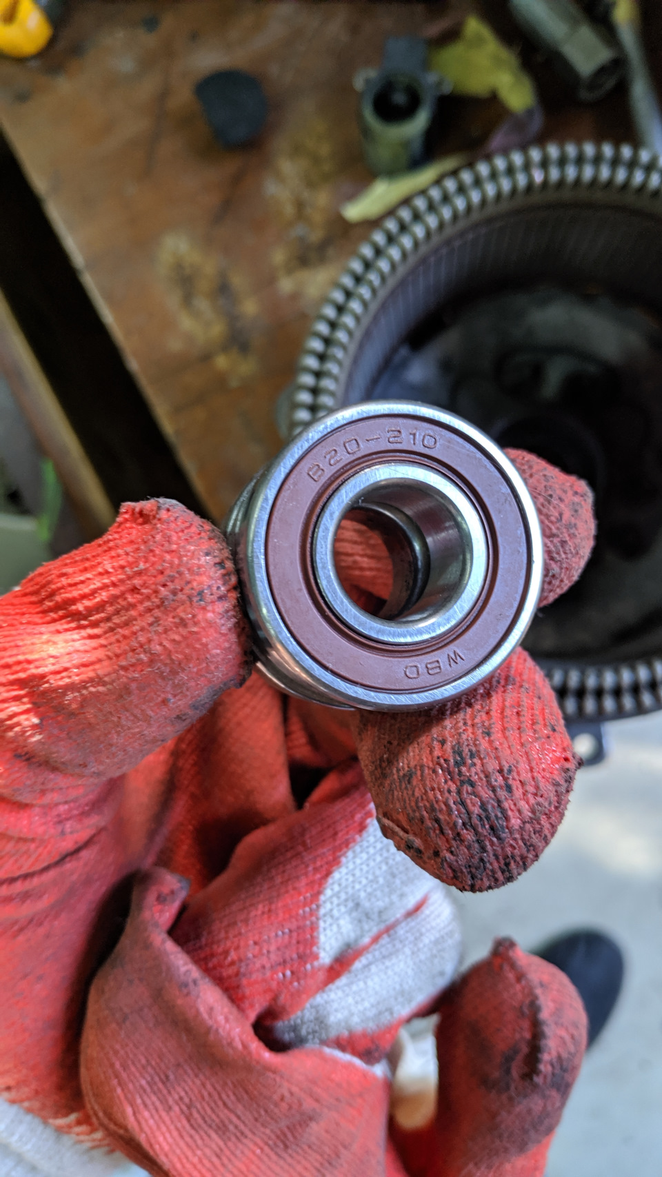 Замена заднего подшипника генератора DENSO на BMW F30 N20 — BMW 3 ...