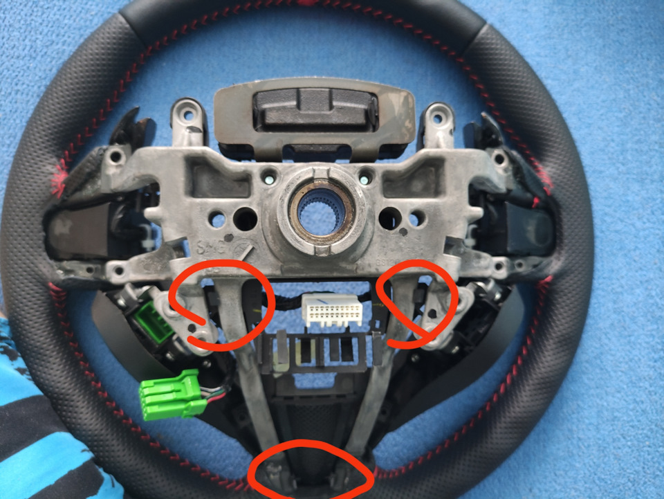 Пункт 20. Как разобрать руль на civic 5d. — Honda Civic Hatchback (8G ...