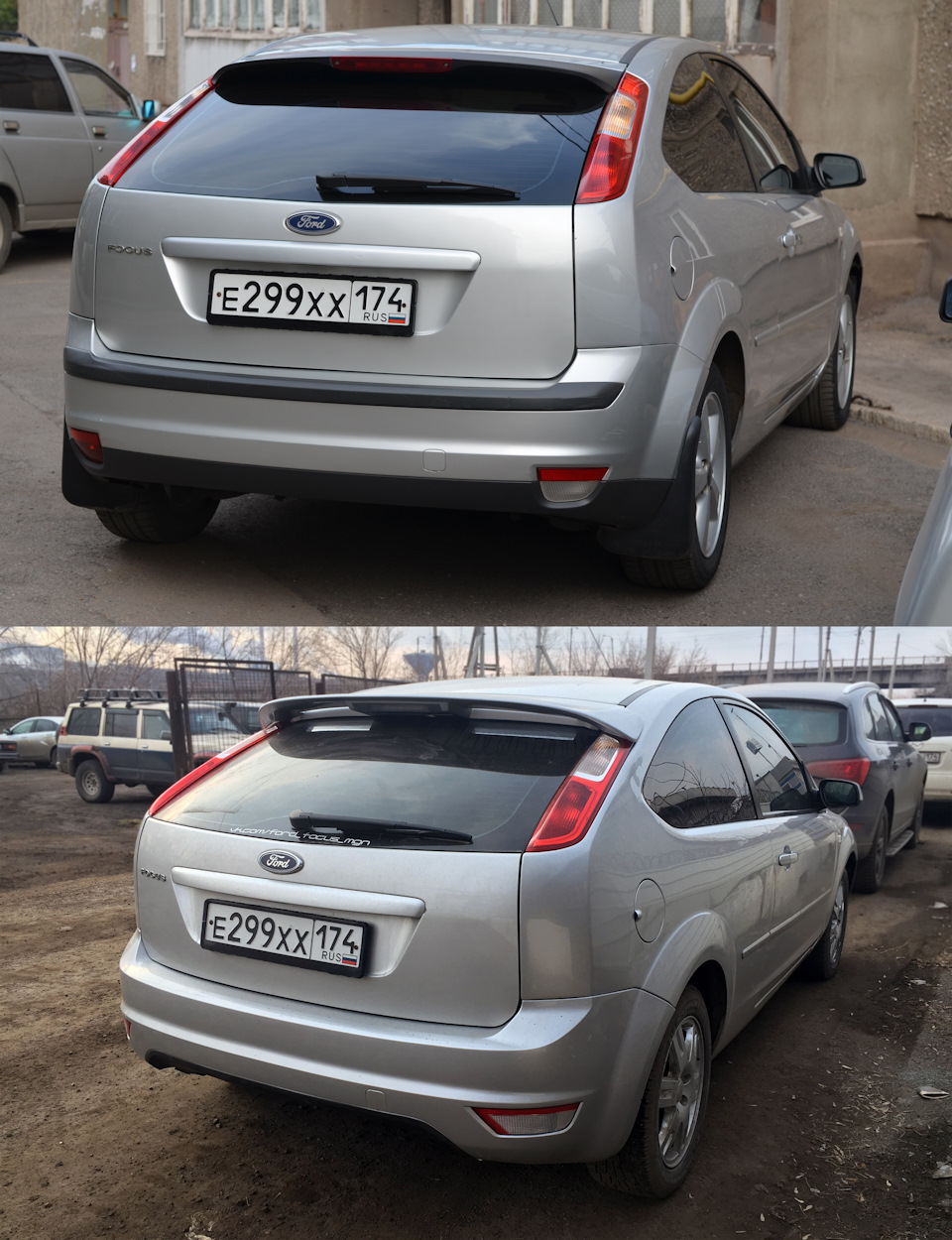 Задний бампер рестайлинг — Ford Focus II Hatchback, 1,8 л, 2006 года |  стайлинг | DRIVE2