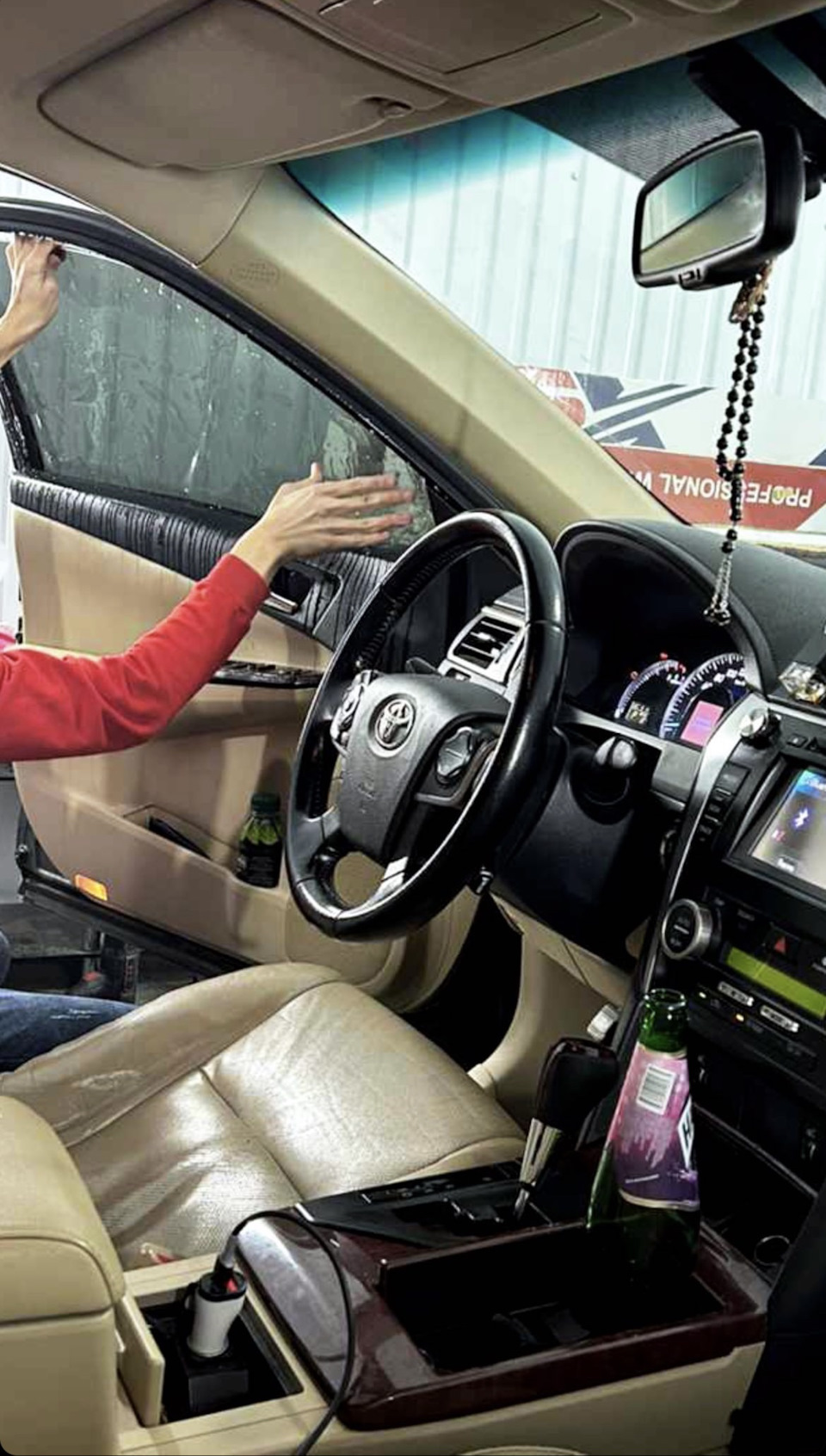 Тонировка передней полусферы на Тойота Камри 55😎 — Toyota Camry (XV50 ...