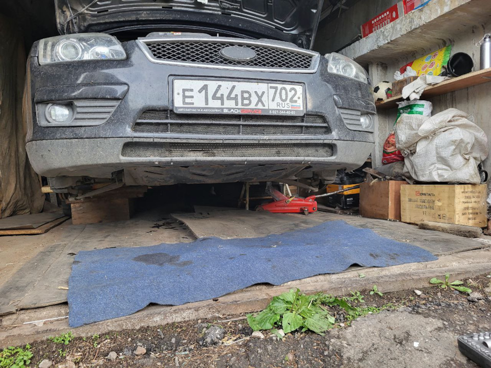 Замена рулевой рейки и заодно шаровых — Ford Focus Sedan II, 1,8 л ...