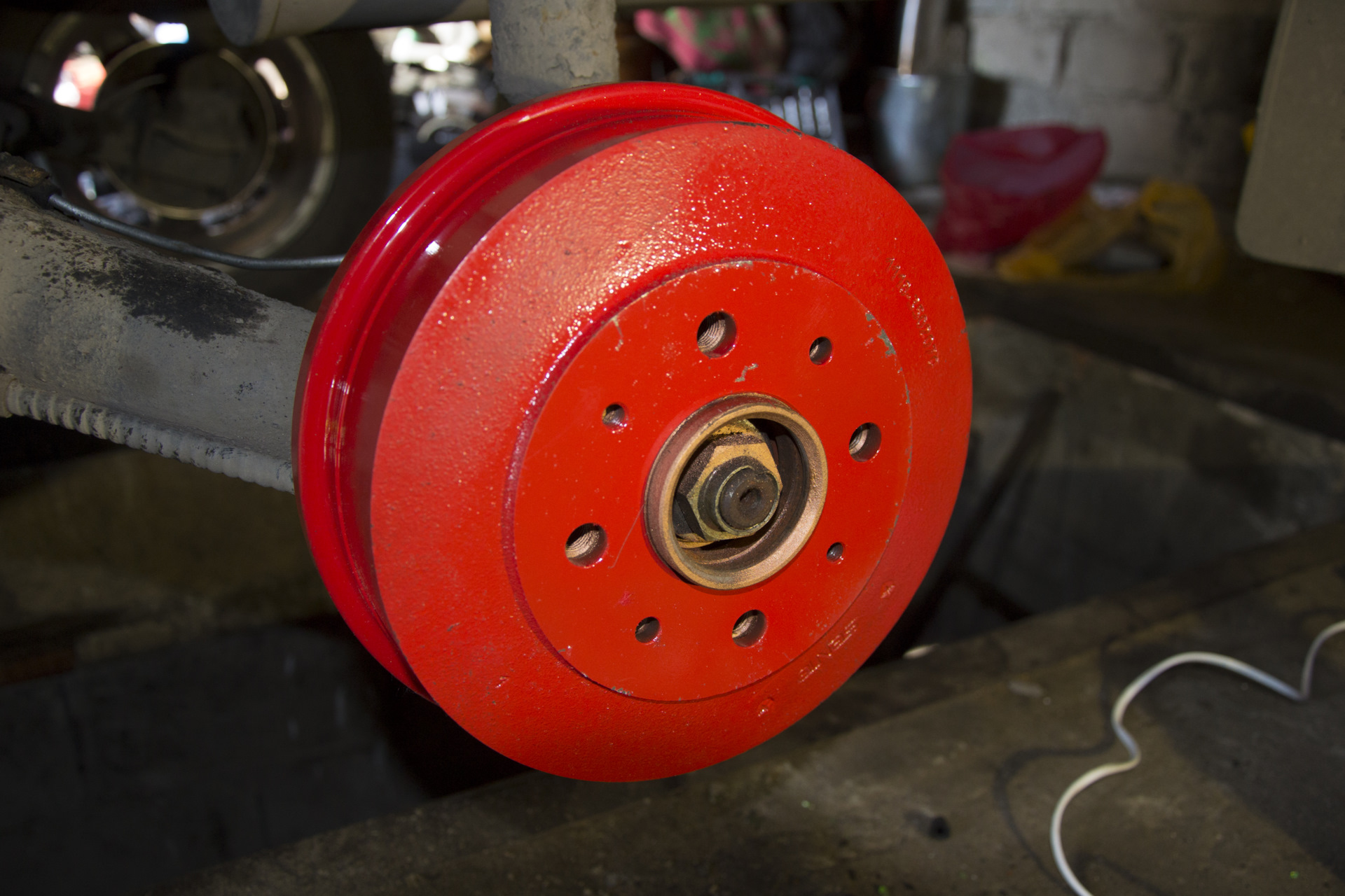 Замена задних тормозов — Lada 21091, 1,5 л, 1994 года | своими руками ...