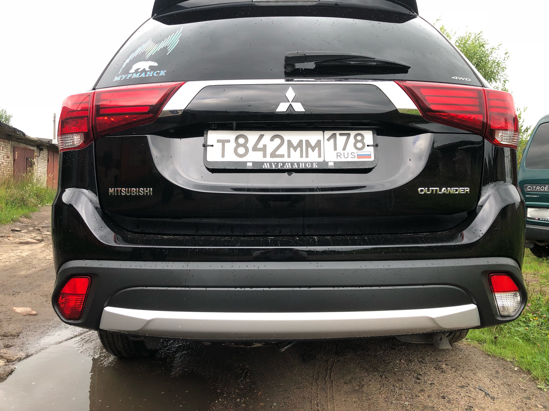 Обновил задний бампер. — Mitsubishi Outlander (3G), 2 л, 2015 года ...