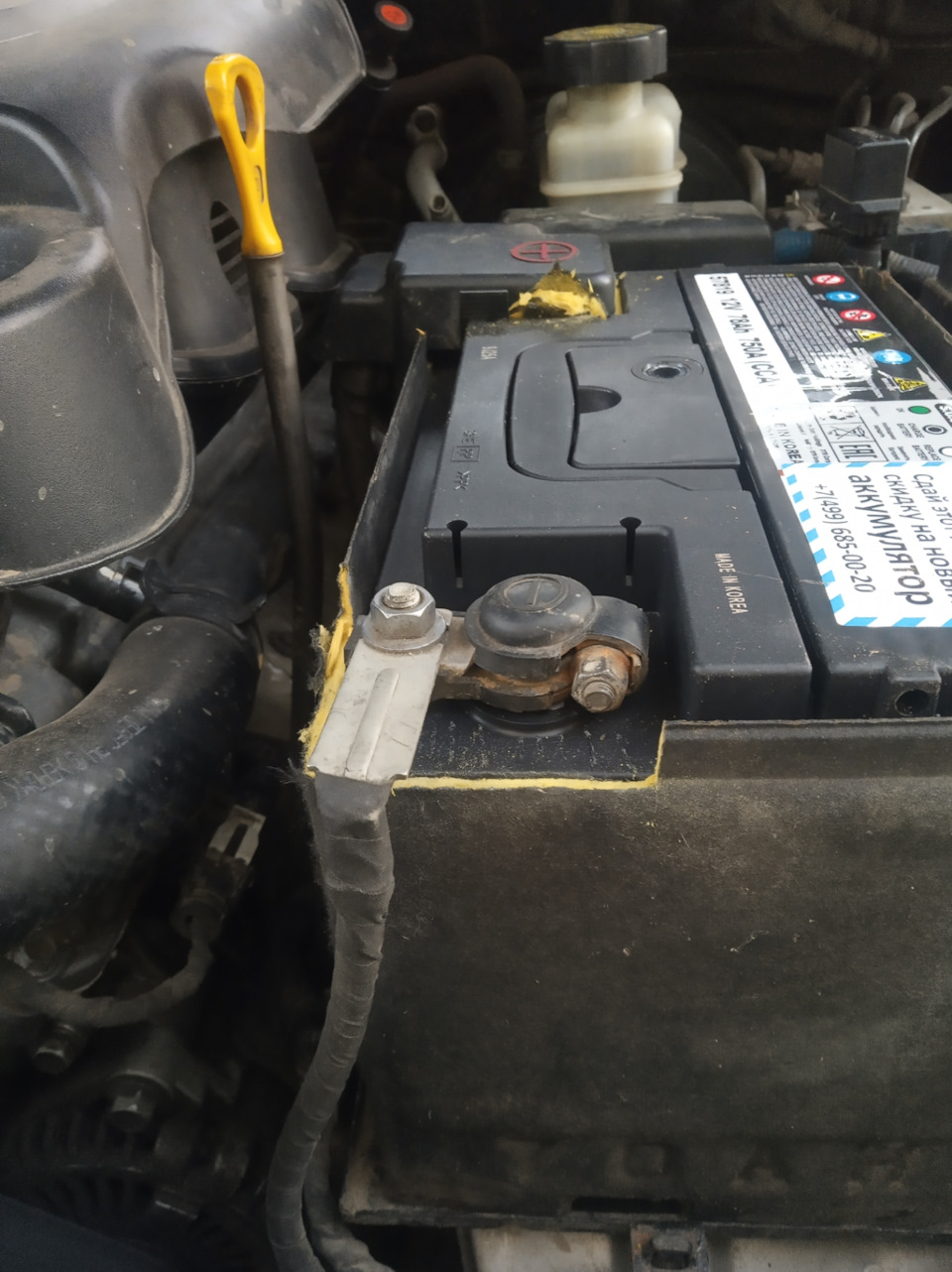 Какой аккумулятор Киа Соренто 2.5 дизель? (Много фото!) - avtozahod.ru