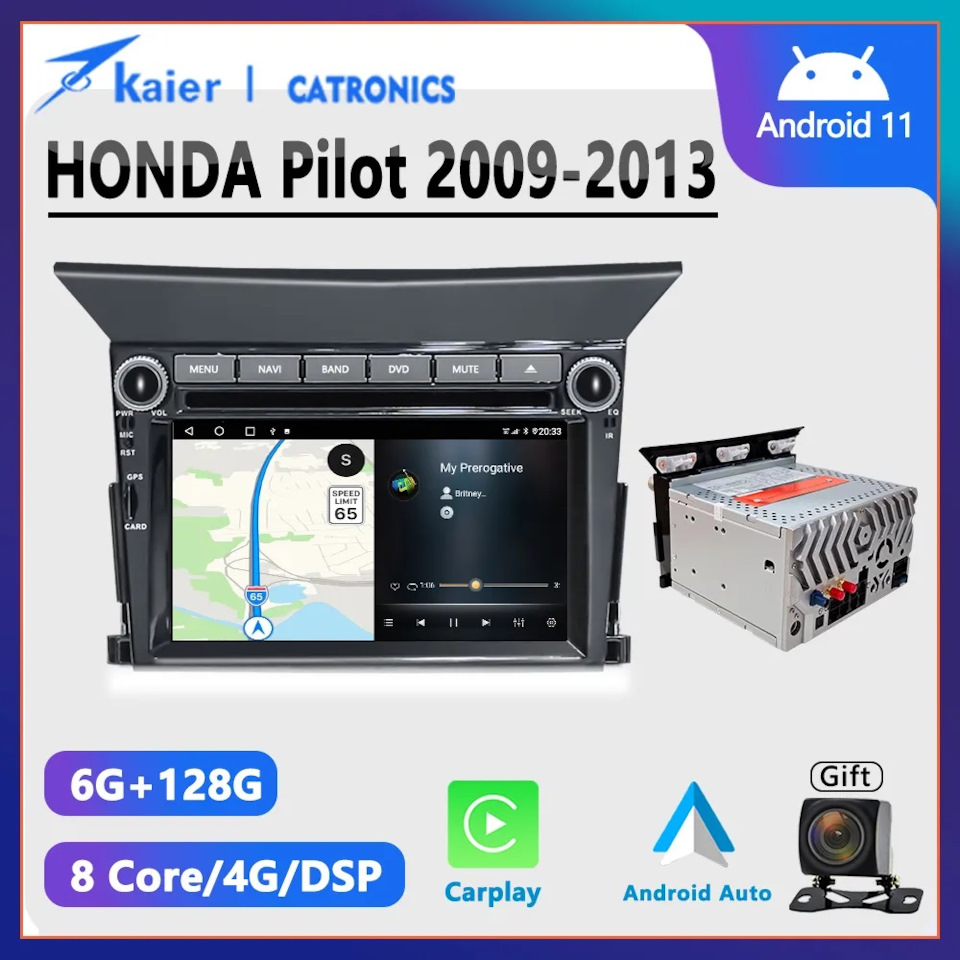 1-din магнитолу в Пилот? — Honda Pilot (2G), 3,5 л, 2010 года | автозвук |  DRIVE2