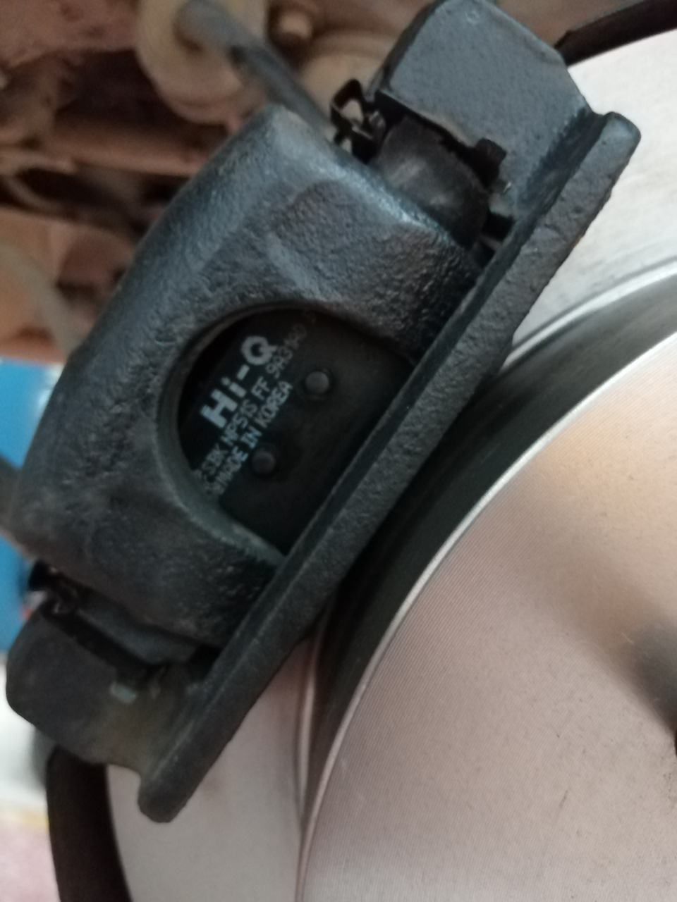 Перестал держать ручник, замена задних дисков и колодок. — Hyundai ...