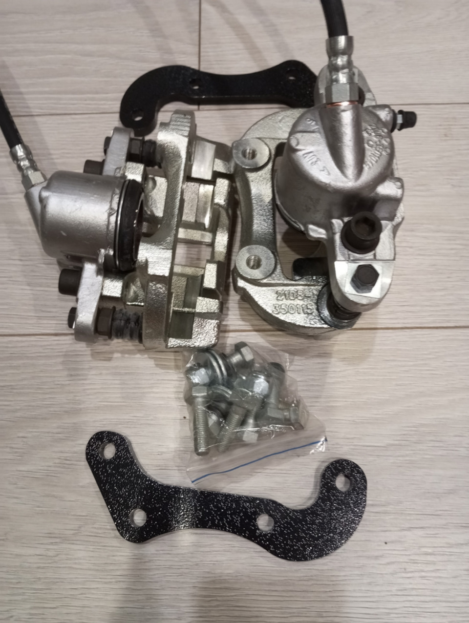 Клинят суппорта! Будем мутить под 2108! — Lada 4x4 3D, 1,7 л, 2016 года ...