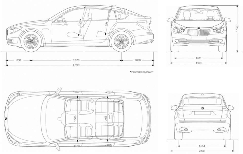 Размеры бмв. BMW 5 габариты. БМВ 530 габариты. Ширина BMW 5gt. Габариты БМВ 5gt.