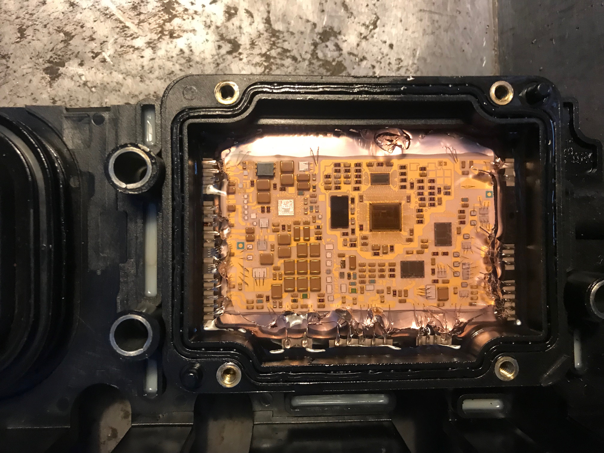 Почему же вытекло всё масло или замена прокладки теплообменника на vw ...