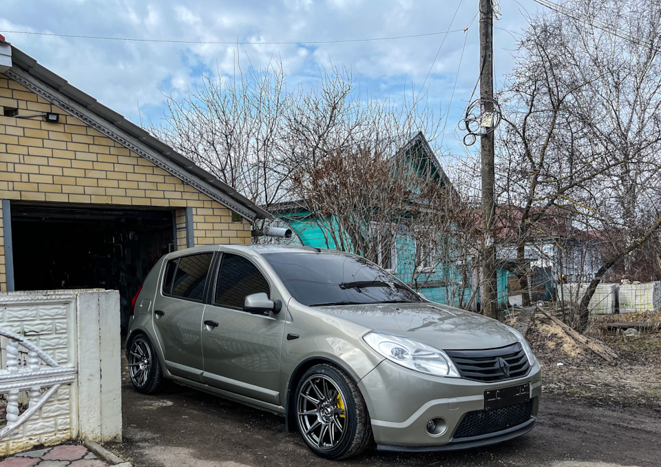 Диски r17 на Рено Сандеро — Renault Sandero 1G, 1,6 л, 2010 года ...