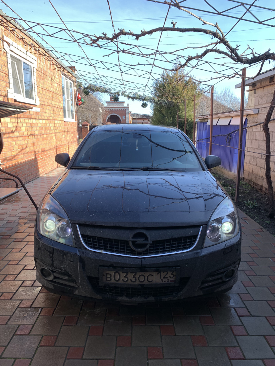 Чуть привели в порядок фары:) — Opel Vectra C, 1,8 л, 2008 года ...