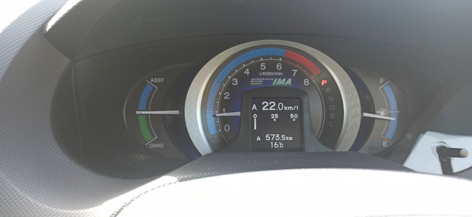 Расход — Honda Insight (2G), 1,3 л., 2010 года | путешествие | DRIVE2