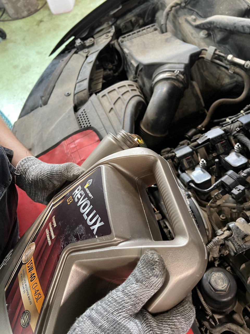 Замена минерального масла, чистка форсунок) — Audi Q5 (1G), 2 л, 2014 ...