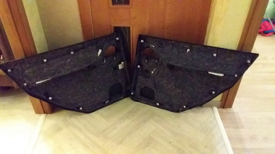 Динамики в задние двери и + доп шумка))) — Lada Гранта (1G), 1,6 л ...