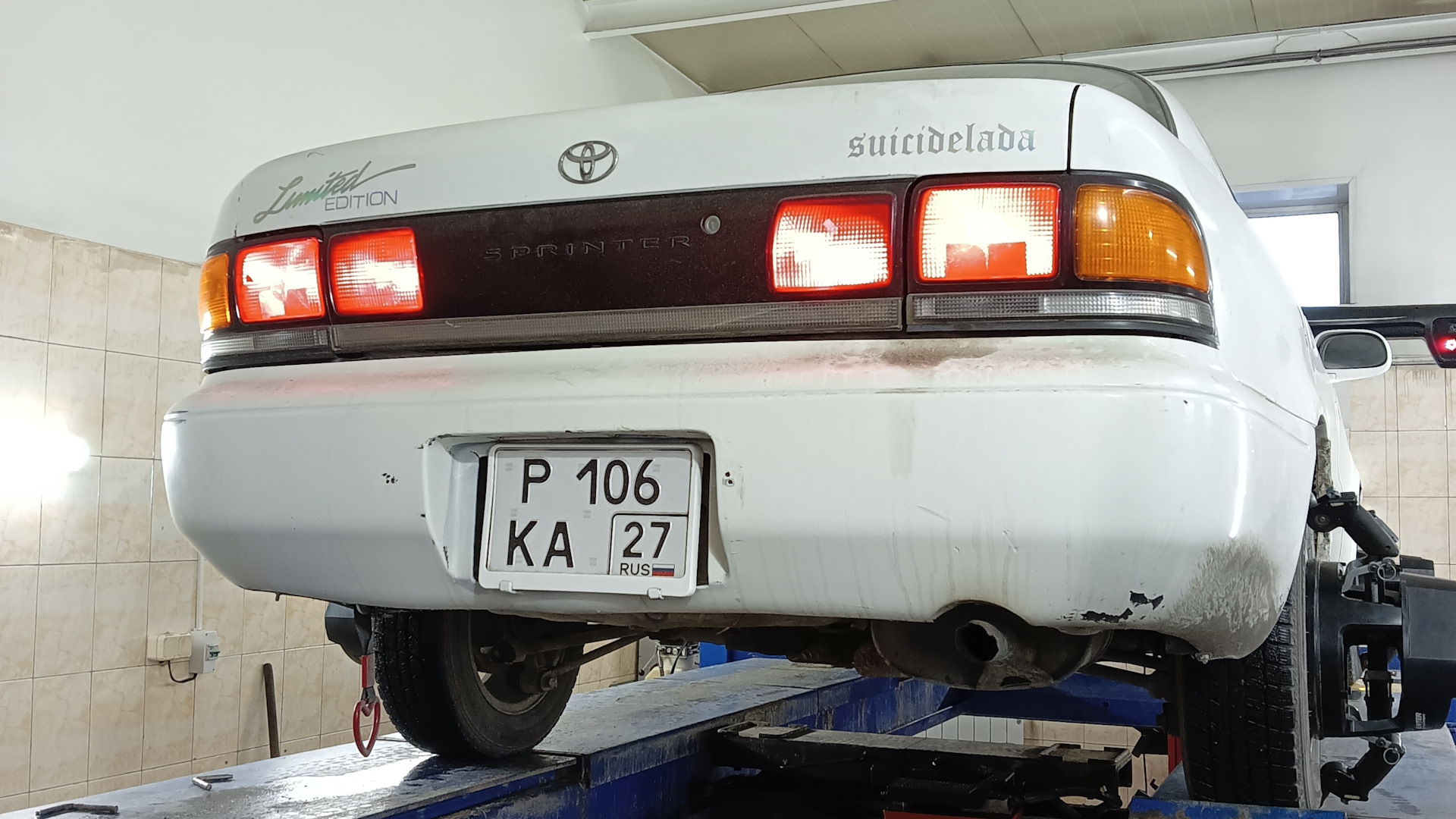 Toyota Sprinter (100) 1.6 бензиновый 1992 | AE104 4A-FE+A241H05A на DRIVE2