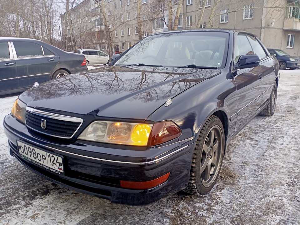 Снятие тонировки заднего стекла — Toyota Mark II (100), 2 л, 1999 года ...