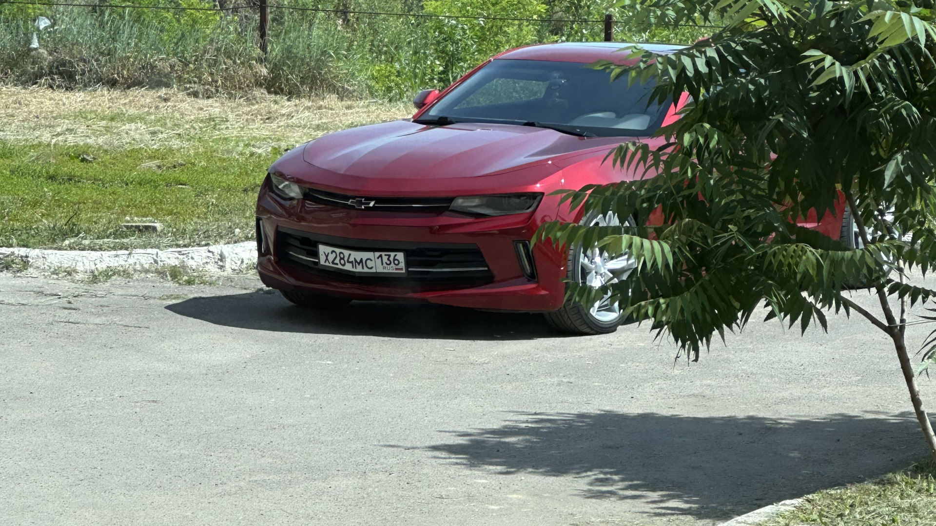 Chevrolet Camaro VI 2.0 бензиновый 2018 | Красный металик на DRIVE2