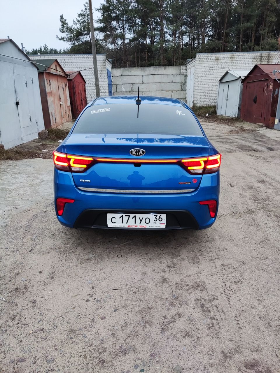 Засвет катафота багажника! — KIA Rio (4G), 1,6 л, 2018 года | тюнинг |  DRIVE2