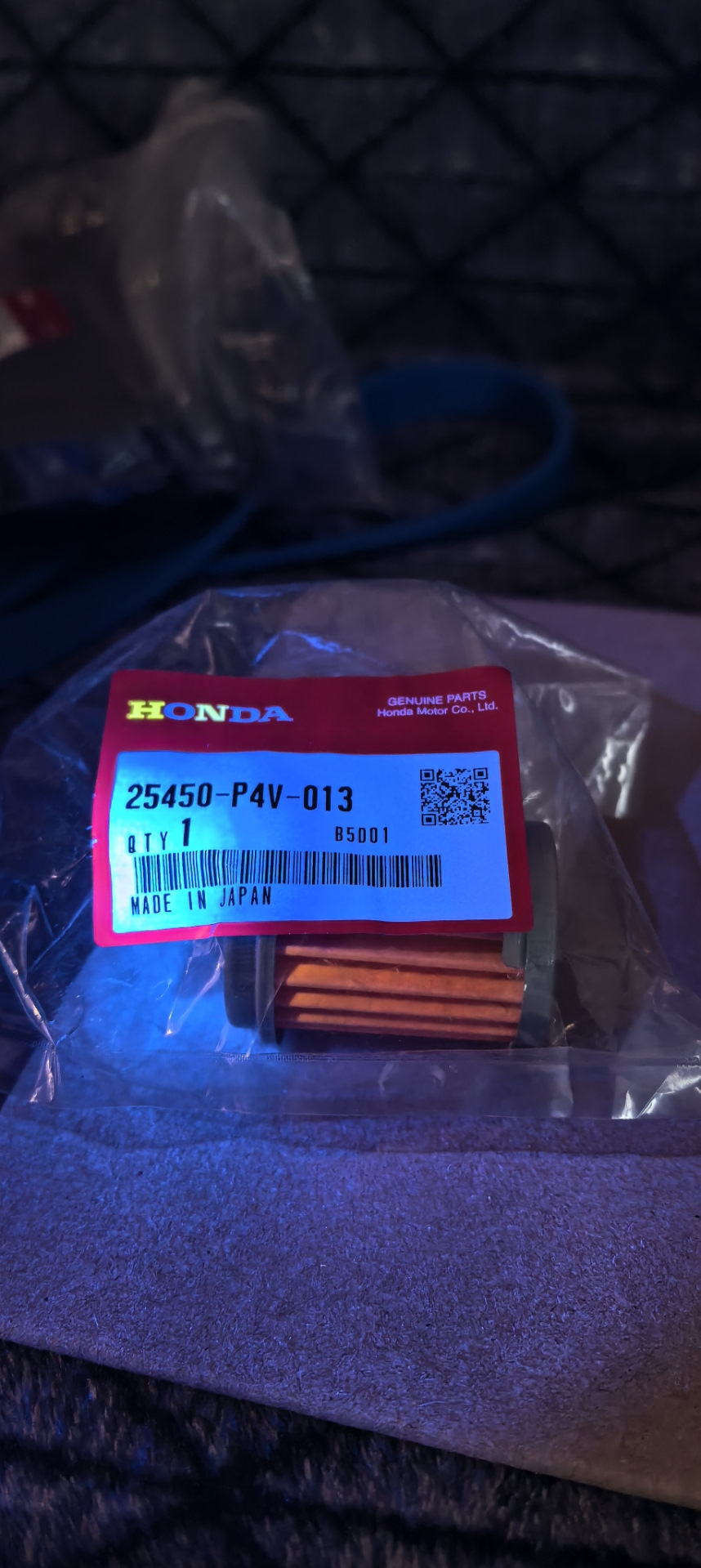 проверка УФ — Honda Accord (10G). Запчасти на фото: 25450P4V013