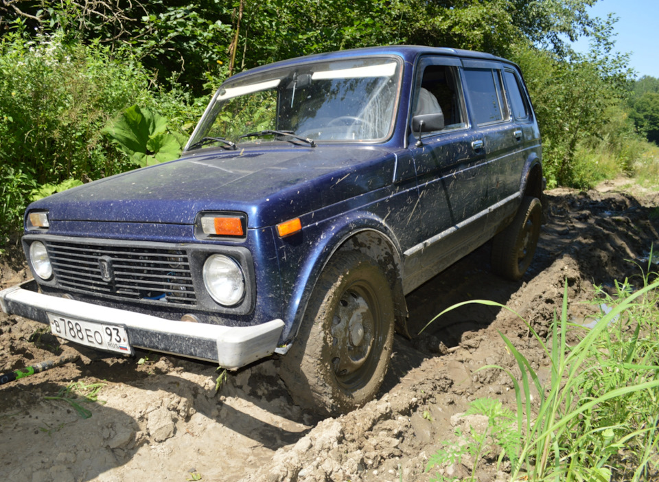 Диагональное вывешивание . — Lada 4x4 5D, 1,7 л, 2006 года | покатушки ...