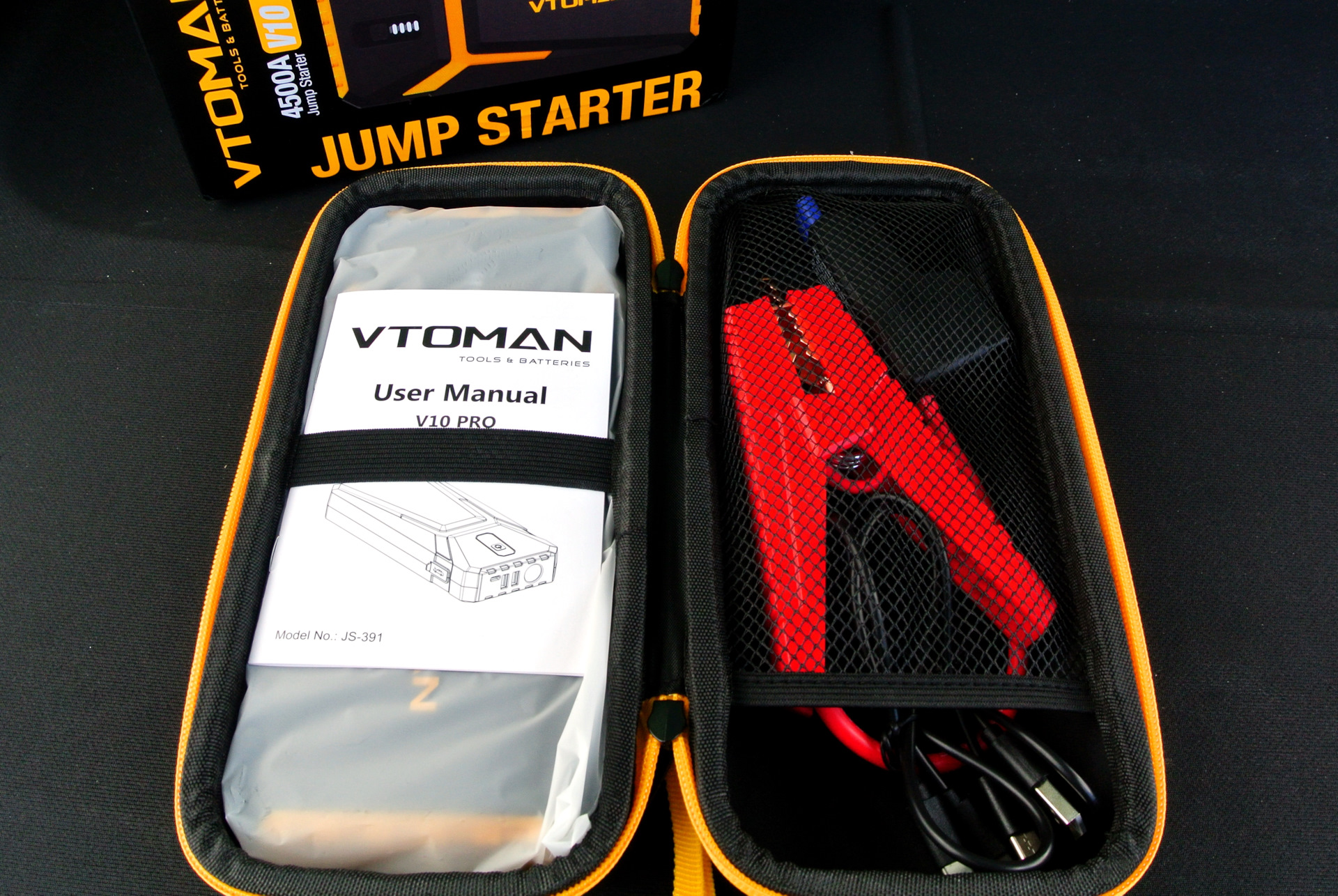 Jump Starter — бустер — Vtoman V10 Pro (2024) — Lada Гранта Лифтбек (2-е  поколение), 1,6 л, 2019 года | аксессуары | DRIVE2