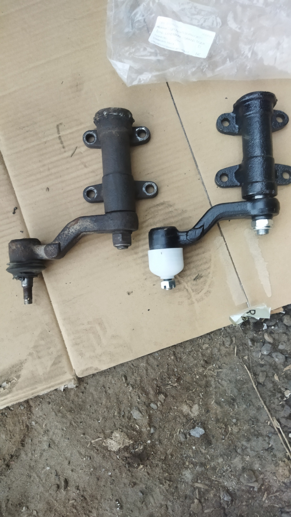 Замена маятника и рычага сошки — ZX GrandTiger, 2,4 л, 2007