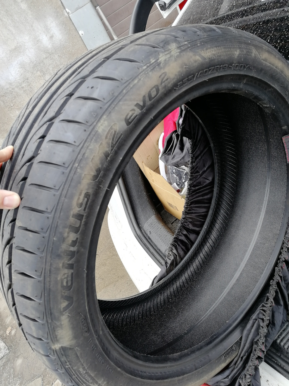 Hankook Ventus S12 evo2 — Audi A6 (C7). Запчасти на фото: Hankook K102 Ventus