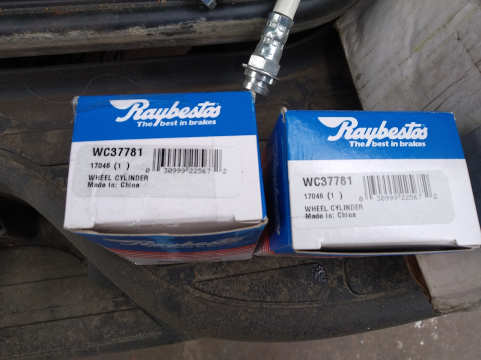 WC37781 Тормозной цилиндр барабанного тормоза RAYBESTOS | Запчасти на ...