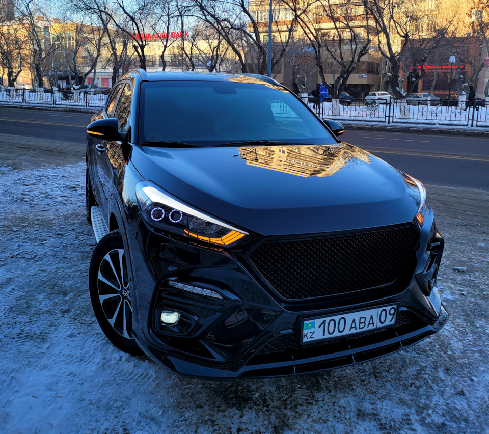 Тюнинг фар. — Hyundai Tucson (TL), 2 л., 2017 года | тюнинг | DRIVE2