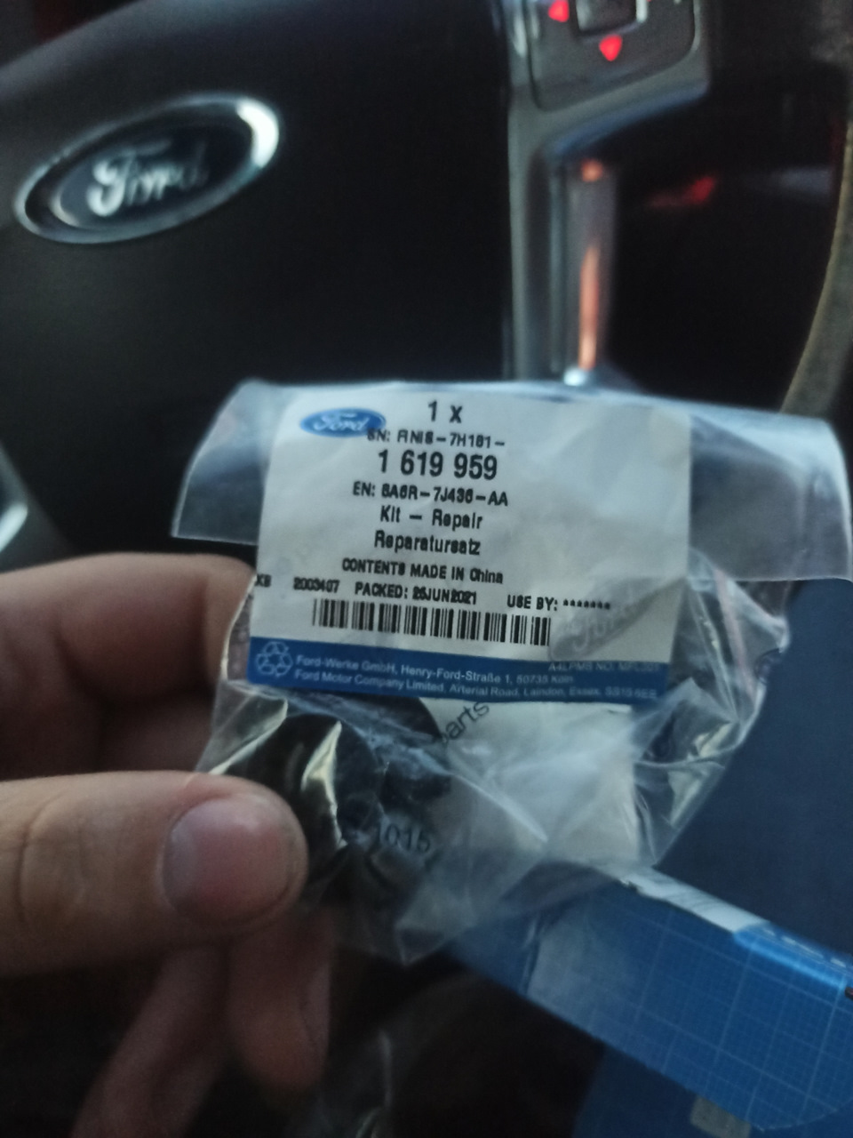 Ремонт наконечника троса КПП. — Ford S-Max (1G), 1,8 л, 2007 года ...