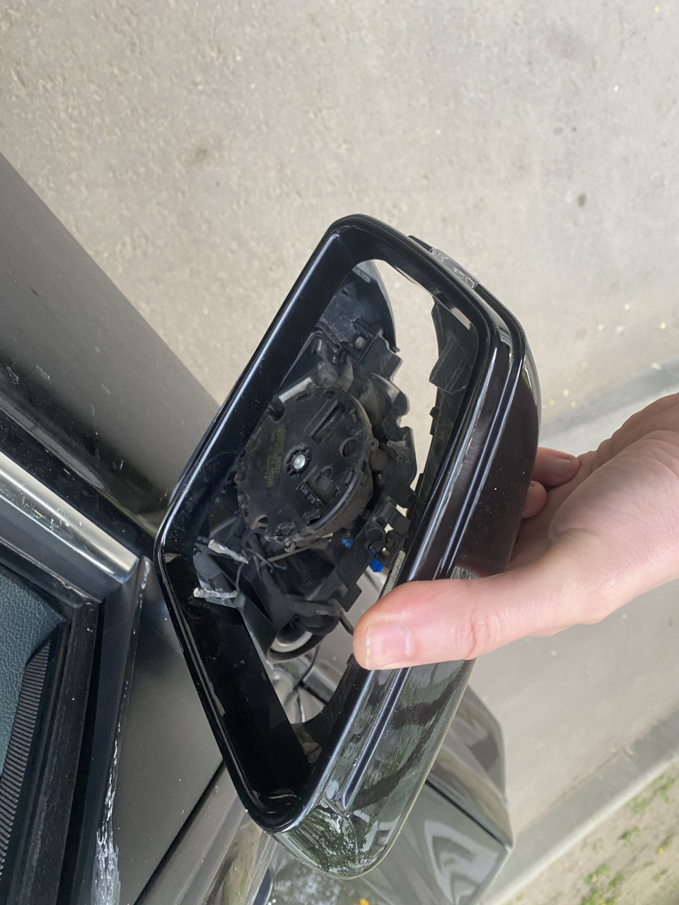 Снял кожух зеркала — Mercedes-Benz GLK-Class (X204)