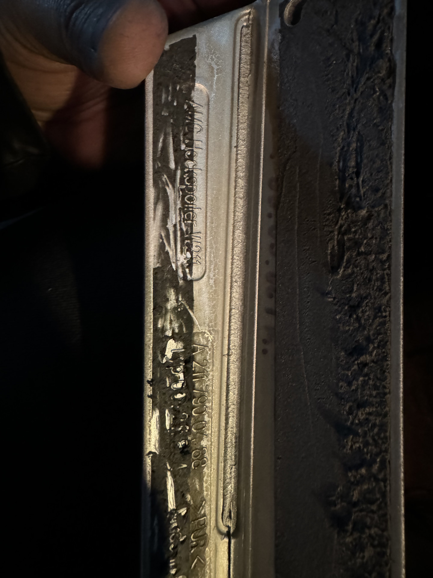 Спойлер w211 6.3 AMG — Mercedes-Benz E-Class (W211), 5,5 л, 2008 года ...