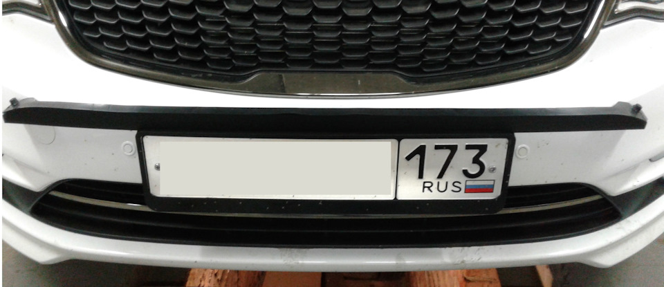 Молдинг от Соляриса на рестайлинговый бампер Киа Рио 3 — KIA Rio (3G ...