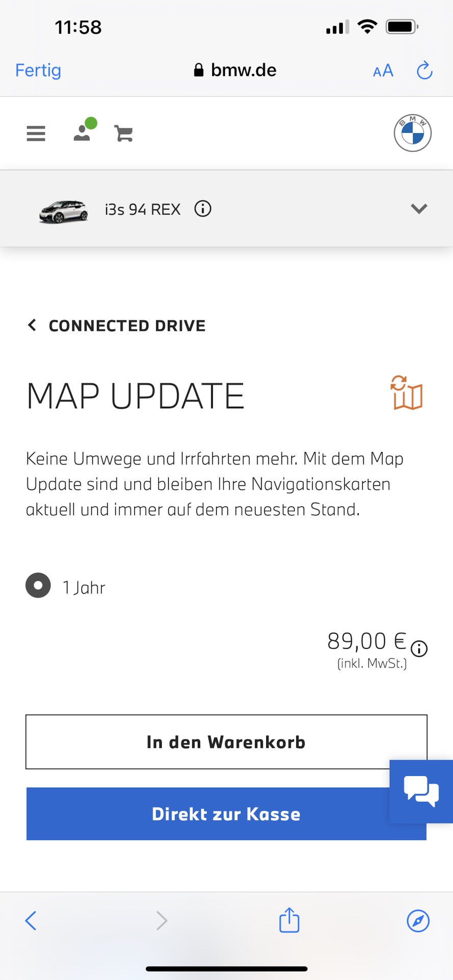 Обновление навигации — BMW i3, 0,6 л, 2018 года | другое | DRIVE2