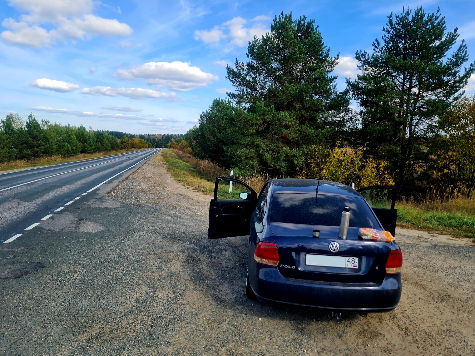 4. Липецк — Казань. Переезд. — Volkswagen Polo Sedan, 1,6 л, 2011 года ...