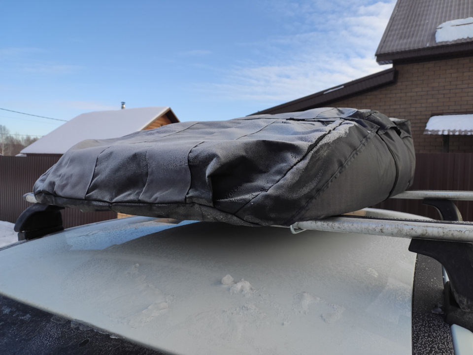 Мягкий бокс на крышу "ArmBox 430" от компании ARMAUTO. — Lada XRAY, 1,6 ...