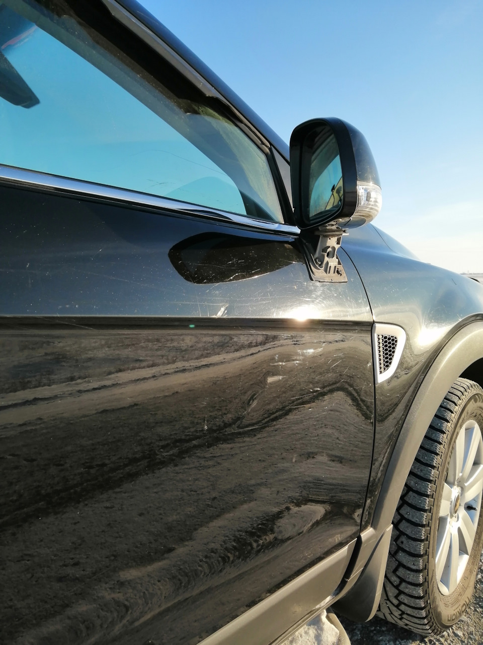 Правка вмятин без покраски — Chevrolet Captiva (1G), 3,2 л, 2008 года ...