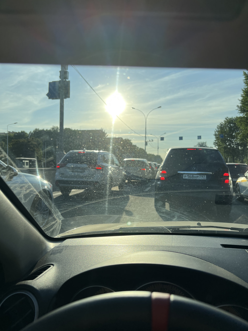 Замена лобового стекла — Mazda 3 (1G) BK, 1,6 л, 2007 года | расходники ...