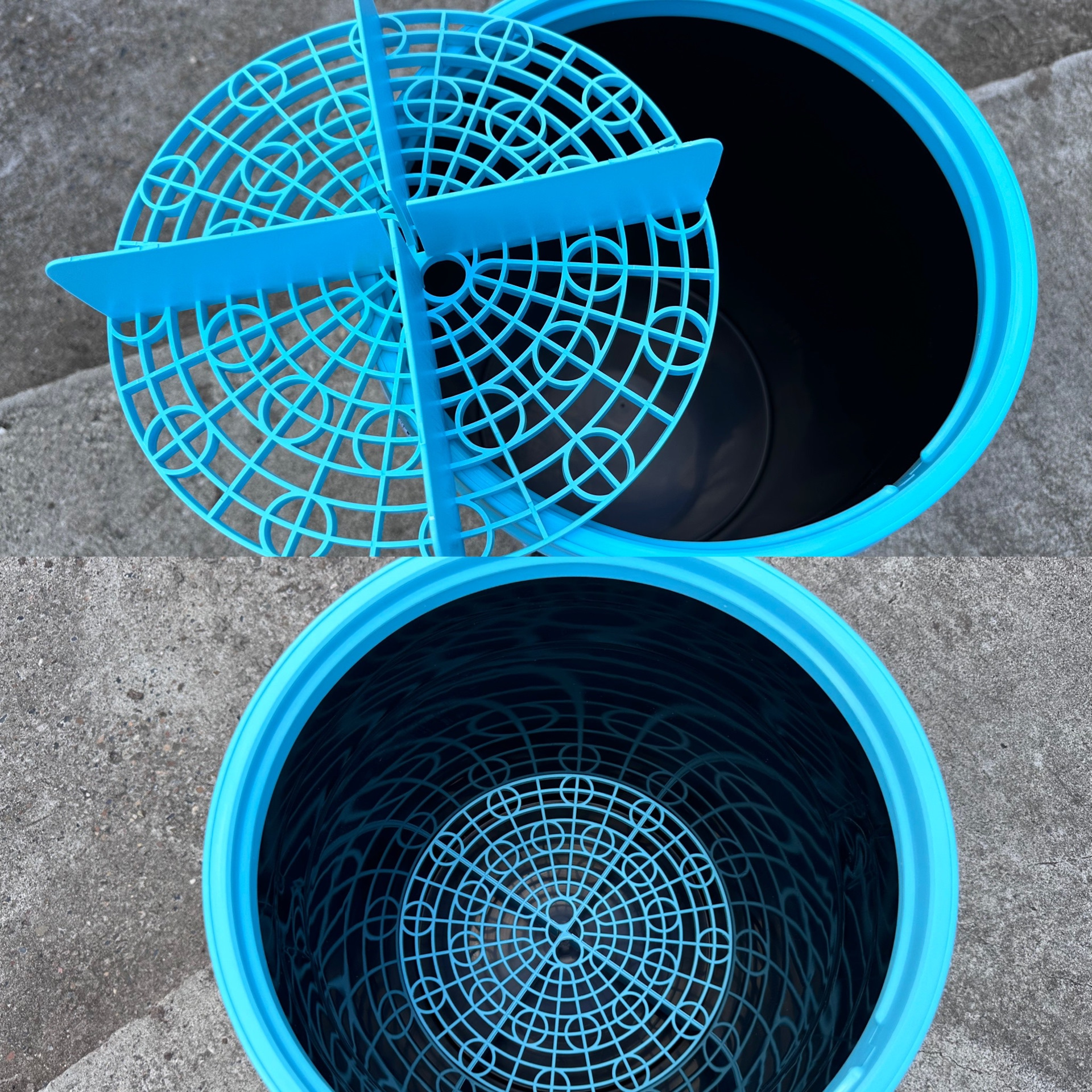 Shine Systems Bucket Set — ведро для мойки автомобиля c крышкой и ...