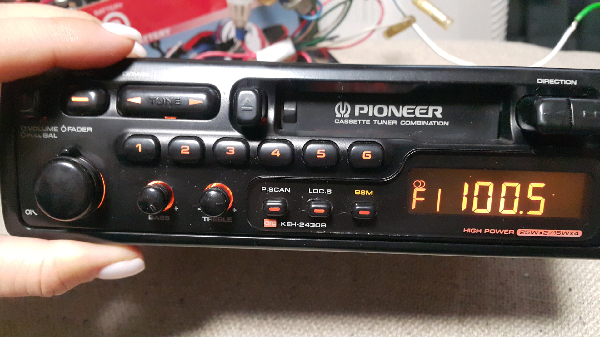 Pioneer KEH-2430b. Подсветка кнопок. — DRIVE2