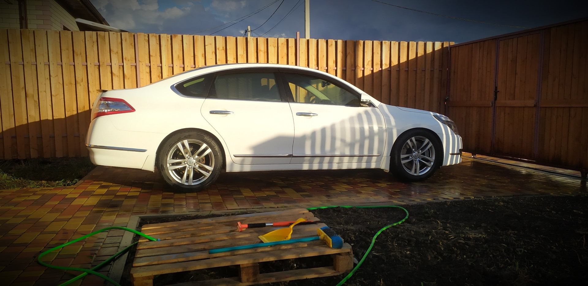 Ранняя переобувка Delinte Winter WD1 245/50 R18 — Nissan Teana (J32), 2 ...