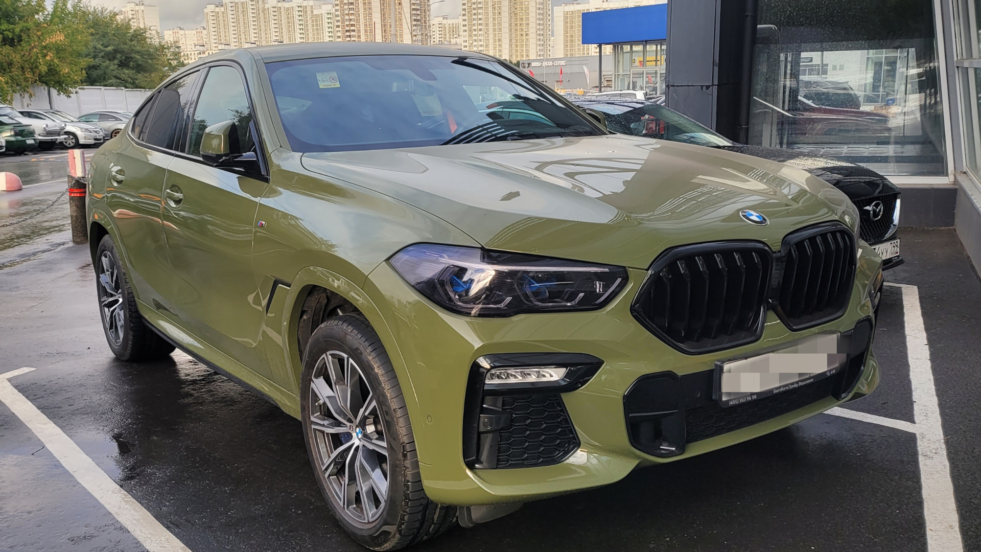 BMW x6m Urban Green