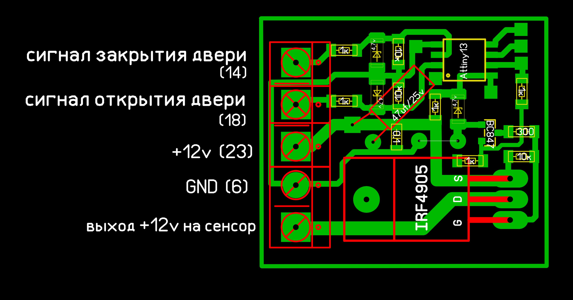 Сигнал двери