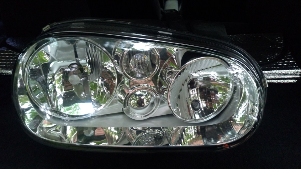 Оптика Hella наконец-то! — Volkswagen Golf Mk4, 1,6 л, 1999 года ...