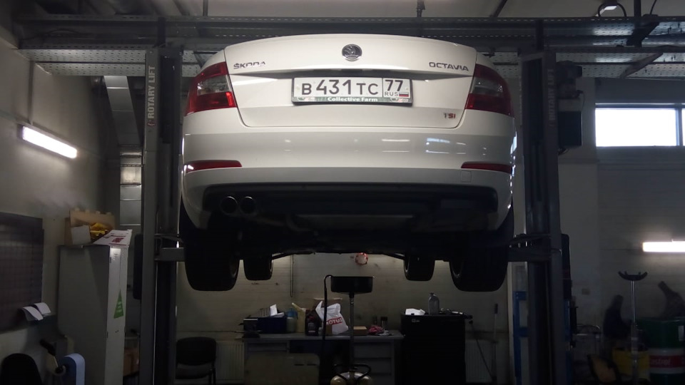 АСЦ марьино и VW Sport Springs — Skoda Octavia A7 Mk3, 1,8 л, 2013 года ...
