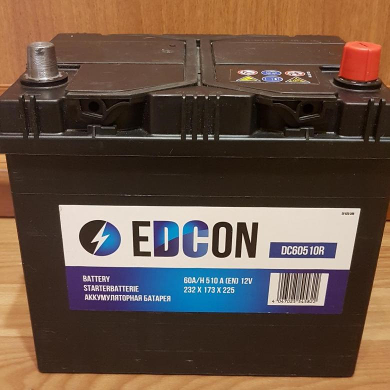 Аккумулятор battery отзывы. Edcon dc60510r. Аккумулятор 60ah r Edcon. Аккумулятор Edcon dc60510l. Edcon dc60540r.