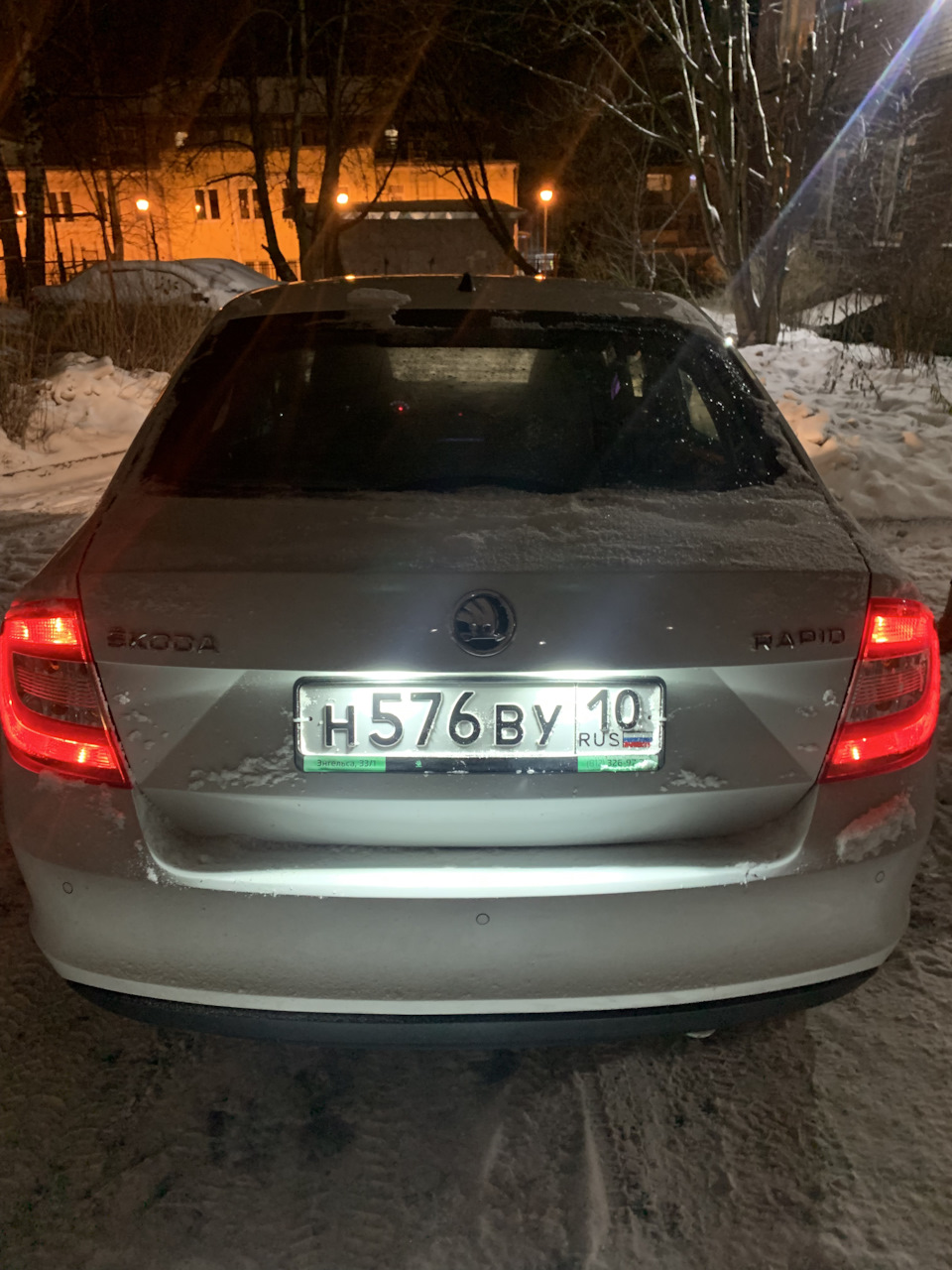 Диодная подсветка с Али — Skoda Rapid (1G), 1,6 л, 2015 года | стайлинг |  DRIVE2