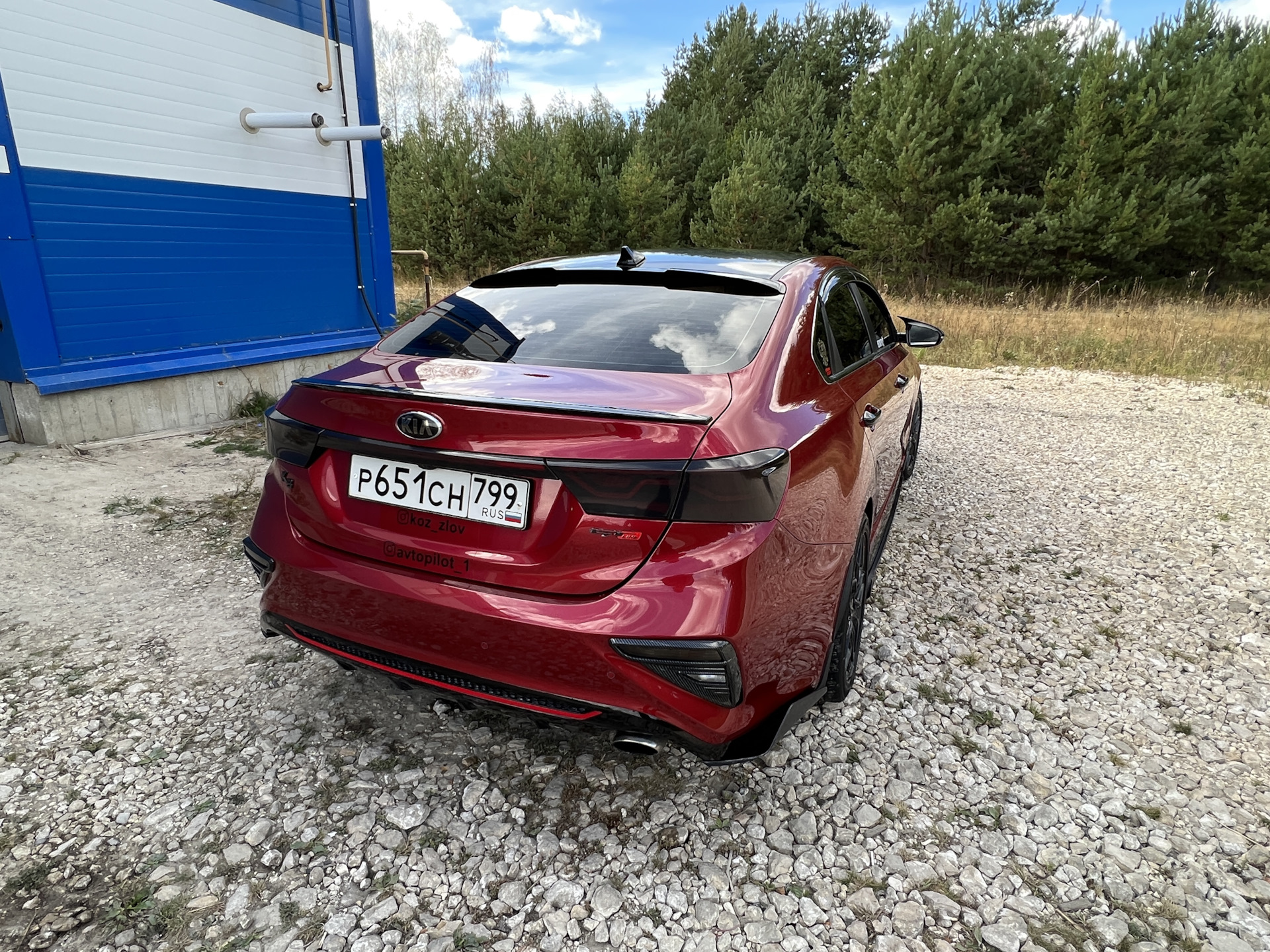 Дефлектор козырёк спойлер 😎 — KIA Cerato (4G), 2 л, 2019 года ...