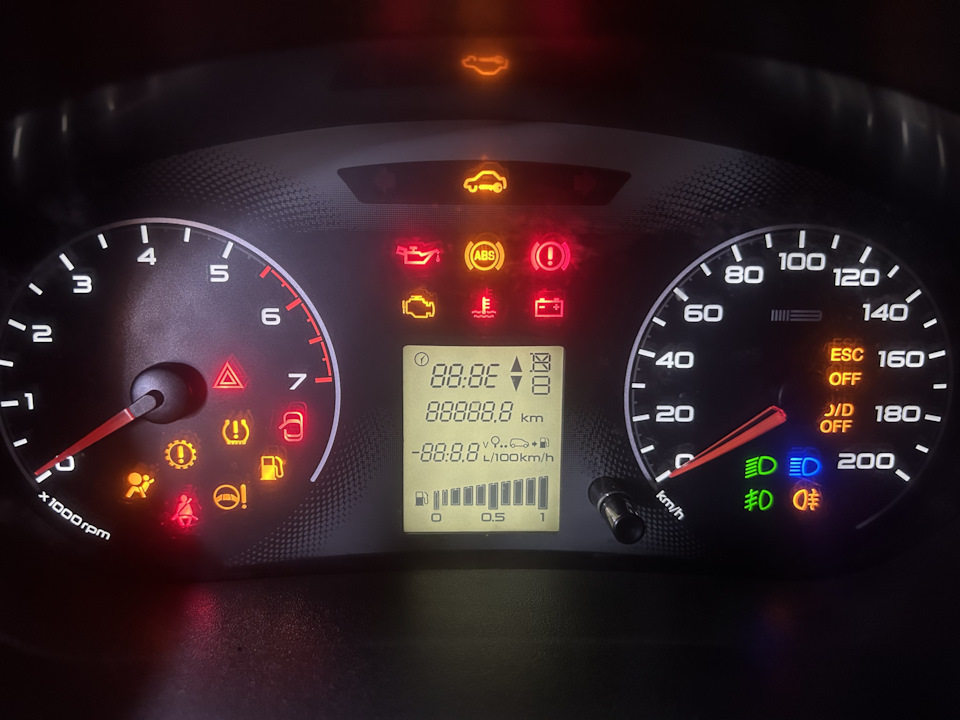 Photo from the logbook Lada Granta liftback (1G)