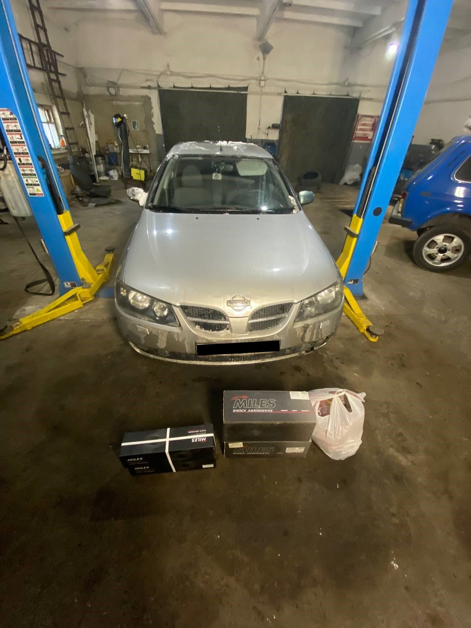 Замена подвески и новые фары — Nissan Almera II (N16), 1,5 л, 2004 года |  плановое ТО | DRIVE2